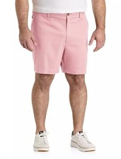 Mens Walter Hagen Golf Shorts Athletic Chino Khaki Pink Stretch 42 65 reg