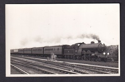Eisenbahn Surrey BR Dampflok #32425 ''Trevose Head'' vorbei an Purley 1956 Foto