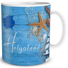 Kaffee Tasse Nordsee Insel Spruch Helgoland Geschenk Souvenir Becher Meer Urlaub