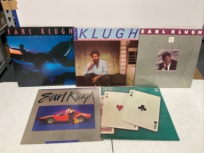 Earl Klugh 5 Vinyl LP Lot: Solo Guitar, Late Night, Low Ride, Bob James, NM!