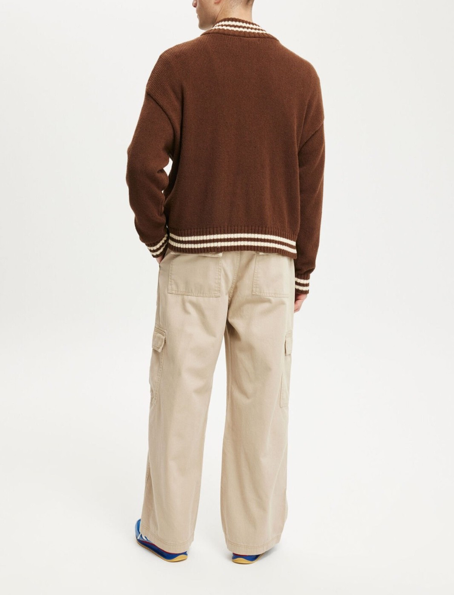 Cotton On Men's Axel Super Baggy Cargo Pants, Stone, Size: 32 | eBay