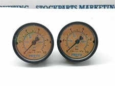 Lot 2pcs FESTO 159599 Pressure Gauge 0-10bar 1Bar 0,1MPa Fast Shipping