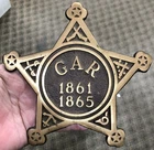 Civil War GAR Grand Army of Republic 1861-1865 Union Star Grave Marker