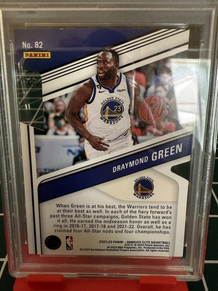 Donruss Elite Draymond Green Aspirations 2022/77 #82 PSA 9 Foto 4 de 4