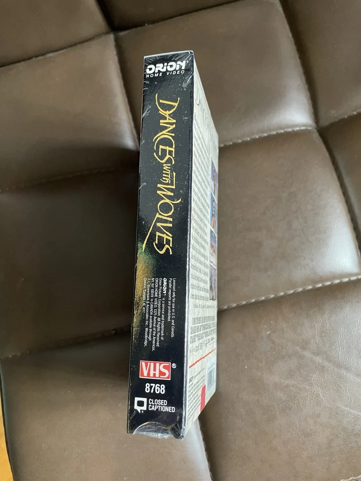 Dances with Wolves VHS Tape Orion Home Video Watermark 1990 1st Print IGS Sealed - Image 3 of 4
