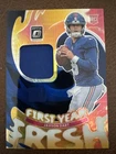 2025 Donruss Optic - Jaxson Dart First Year Fresh Neon Blue MINT RC PATCH