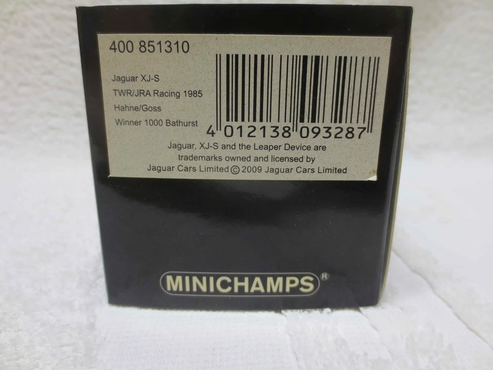 Bathurst Winner Goss & Hahne XJS 1985 Jaguar Walkingshaw Racing escala 1:43 Foto 3 de 3