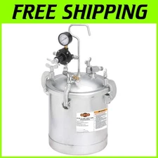 Versatile High-Volume Paint Tank for HVLP and Conventional Spray Guns - 2.25 Gal