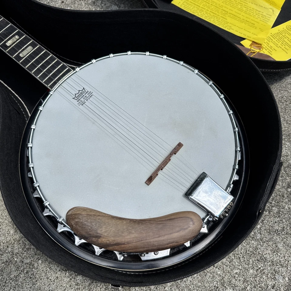 Global Remo Head 1970's Vintage Eagle 5-String Banjo Model 408 - Image 2 of 4