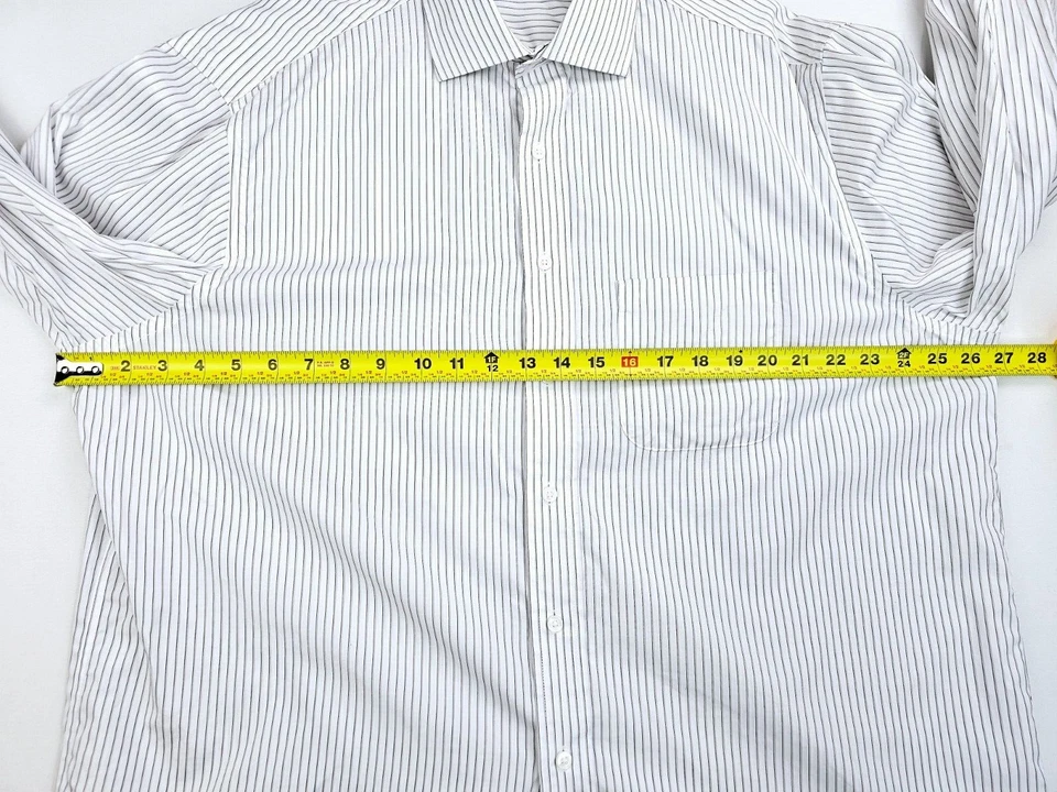 Brazalete Tasso Elba Spa Talla 17.5 34-35 Algodón Egipcio Blanco Negro Tostado Borde Ftench Foto 3 de 4