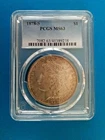 1878 S MORGAN SILVER DOLLAR  PCGS MS 63  Nice Golden Hue