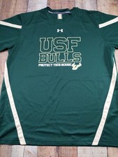 Under Armour USF University Of South Florida Bulls Shirt Sz M Protect This House