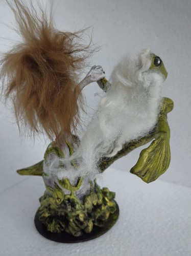 ÚNICO Espeluznante Extraño Arte Escultura Muñeca Arcilla Espeluznante Monstruo y Sirena Criatura - Imagen 8 de 11