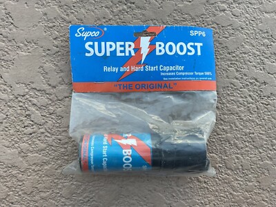 Supco Super Boost Compressor Relay Hard Start Capacitor HVAC - 500% More Torque