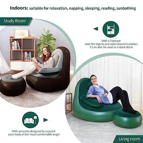 Green blow online up chair