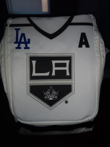 Los Angeles Kings Drew Doughty Bailey cooler lunch bag customized Dodgers logo - Picture 2 of 7