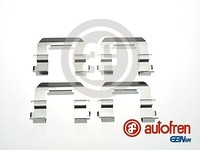 Autofren Seinsa D42877A ZubehÖRsatz, Scheibenbremsbelag Vorderachse FÜR Chevrole