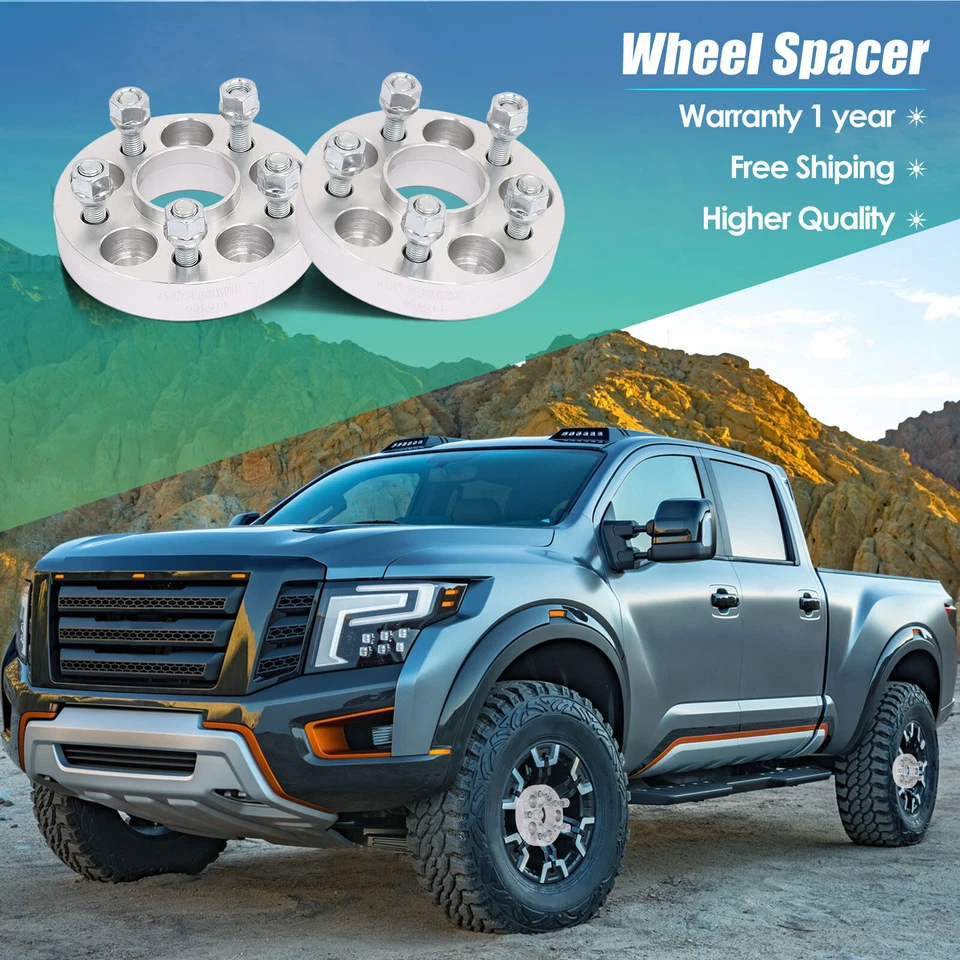 2 1-дюймовые ступичные распорки 5x100 12x1,5 для Chevrolet Cavalier Dodge Neon - Изображение 2 из 4