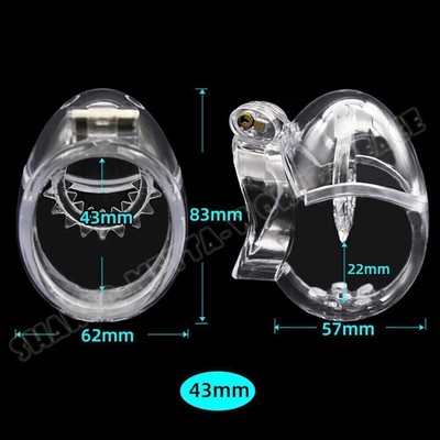 NEW Stainless Steel Male Chastity Devices Spike Rings Ball Stretcher Cage