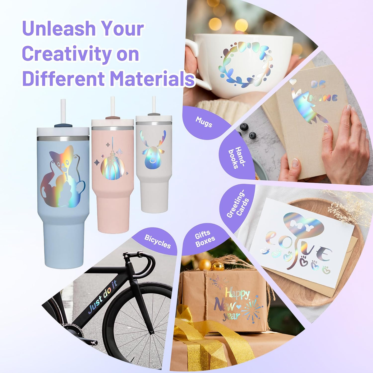 Cricut Permanent Vinyl Holographic Sparkle – Silberne Glitzerfolie Für Deine DIY-Projekte