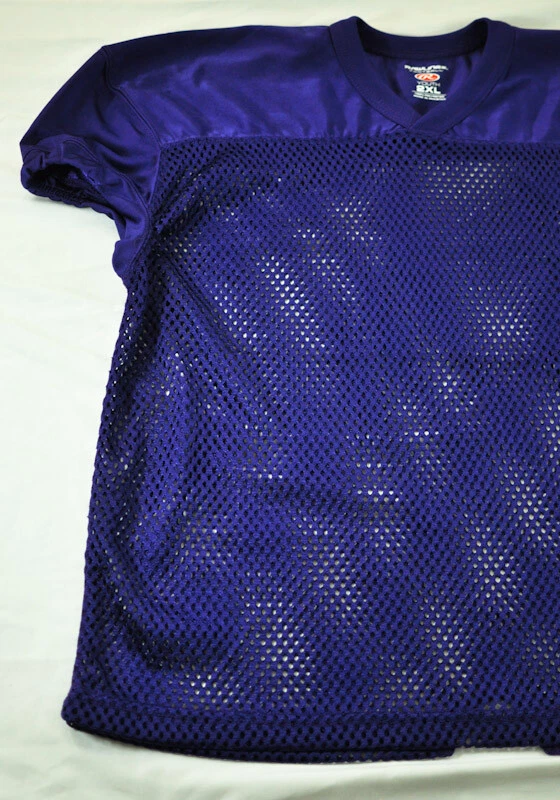 Camiseta de fútbol Rawlings para niño talla juvenil 2XL azul corte profesional poliéster Foto 3 de 4