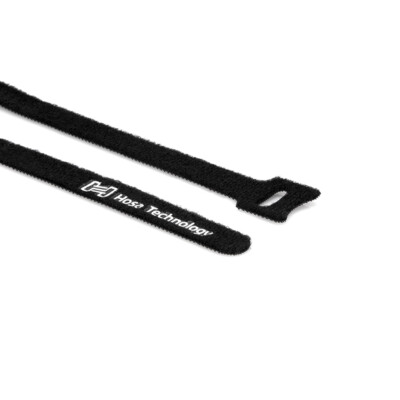 Hosa WTI-508 Cable Ties Black Hook and Loop 50-Pack (0.5 in x 8 in)