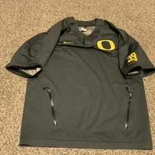 Nike Oregon Ducks Baseball Team Issued Jacket #39 Dugout Men’s Large Used defect