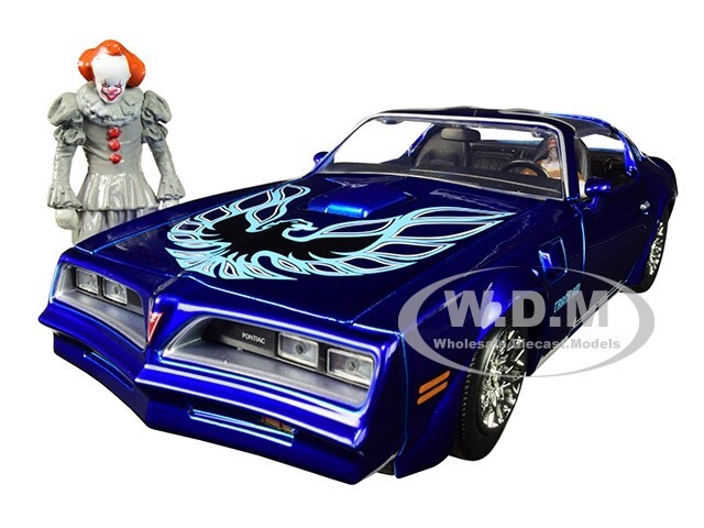 HENRY BOWER'S PONTIAC FIREBIRD T/A & PENNYWISE FIGURE 1/24 DIECAST