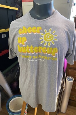 Preowned Ladies Simply Southern ''Cheer Up Buttercup It Won t Rain Forever'' XXL