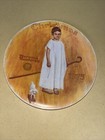 Norman Rockwell  1975  Christmas Plate Angel With Black Eye-#28,077-W/Hanger — photo 1
