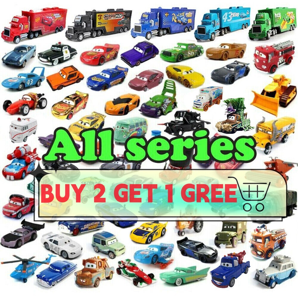 Disney Pixar Cars Diecast McQueen 1:55 Movie Toy Metal Model Kids Gift New 2024