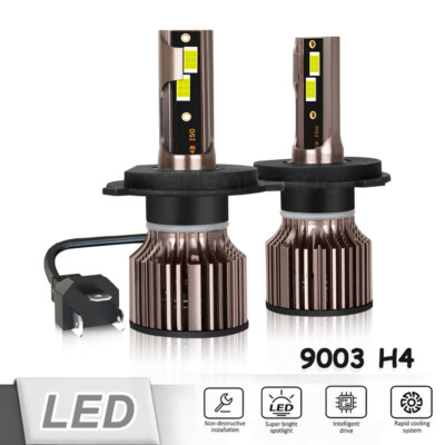 For TOYOTA T100 1993-1997 1998 - 2PC 9003 White LED Headlight High/Low Beam Bulb