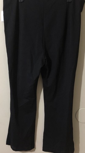 Calvin Klein Womens Classic Fit Wide Leg Pants Stretch Black Plus Sz 3X New - Picture 7 of 7