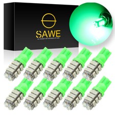 10 X Sawe Green Canbus T10 168 194 192 921 Led Dome Map Side Wedge Light Bulb 10 X Sawe Green Canbus T10 168 194 192 921 Led Dome Map Side Wedge Light Bulb