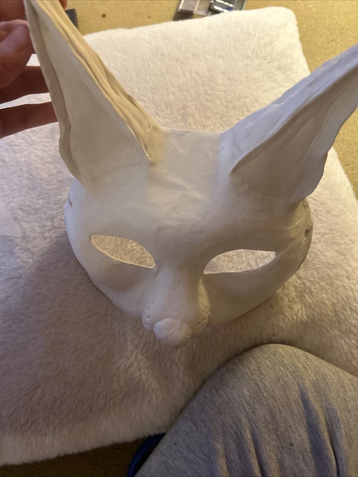 Therian Cat Mask, DIY, Furry Mask, Plain Mask, Base Of Mask - Image 3 of 4