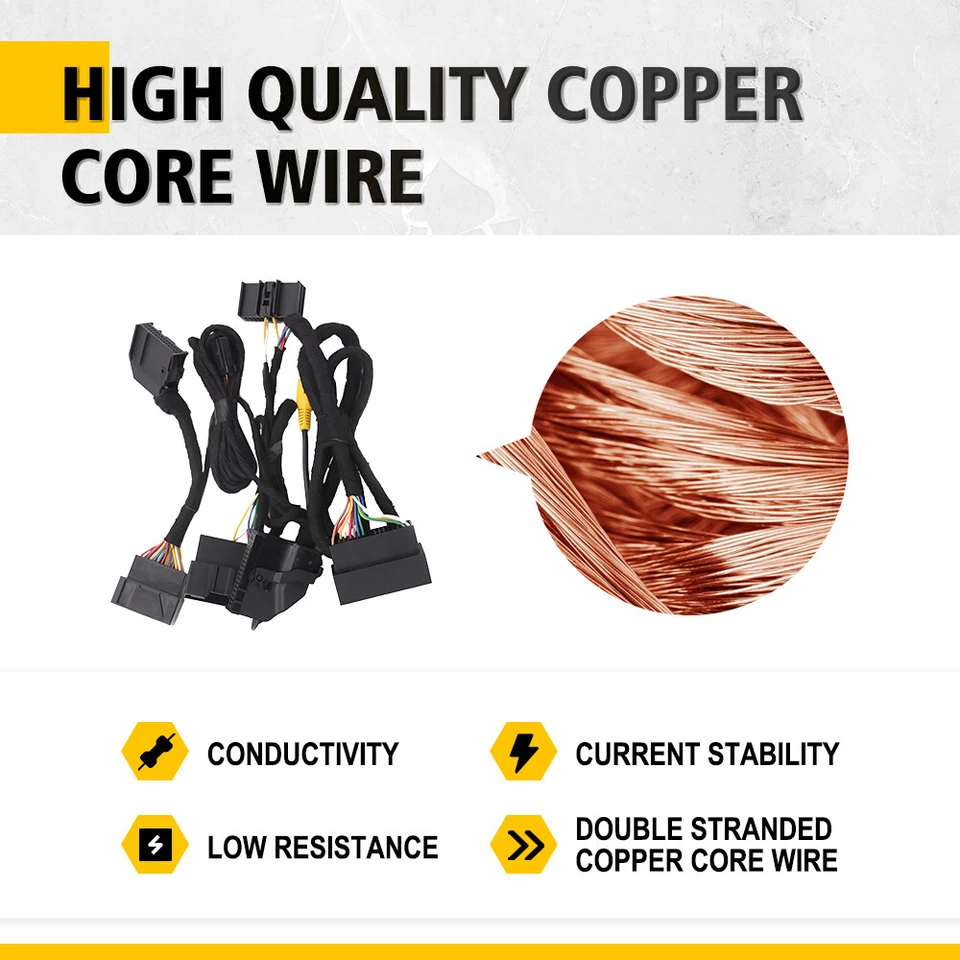 Arnés de alimentación de conversión Plug&Play de 4" a PNP 8" para actualización Ford SYNC1 a SYNC 3 Foto 3 de 4