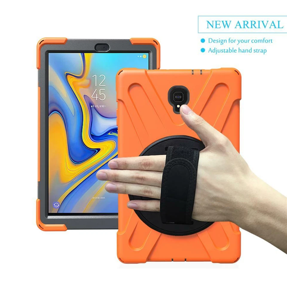 Hybrid Tablet Case Cover Shoulder Strap For Samsung Galaxy Tab A A2 E S2 S3 S4 J - Image 2 of 4