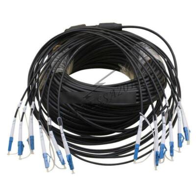 150M Lc-Lc UPC Sm 6 Strand Armored Feld TPU Optisch Patch Kabel Optisch Pullover