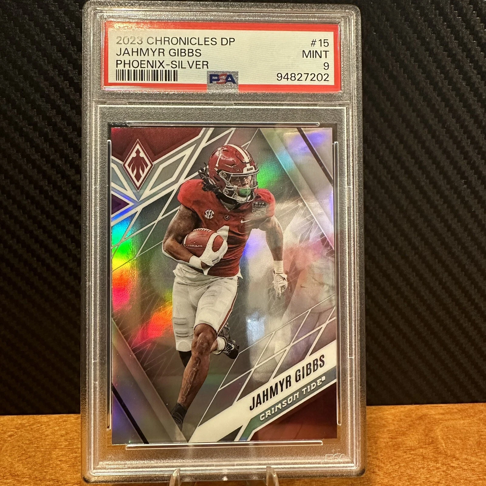 Jahmyr Gibbs Panini Chronicles Draft Picks Phoenix #15 Silver