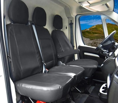 Sitzbezüge VIP Kunstleder geeignet fürToyota Proace Maxi ab 2024 - Praktisch, Ho