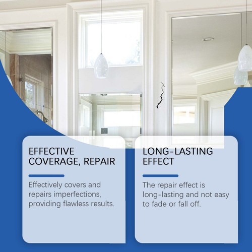 White Touch UP Paint Repair All in One Paint for Walls Cabinet Furniture Bath - Picture 5 of 13
