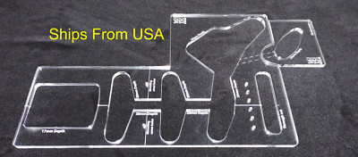 Acrylic Stratocaster Routing Template - 1615 Designs