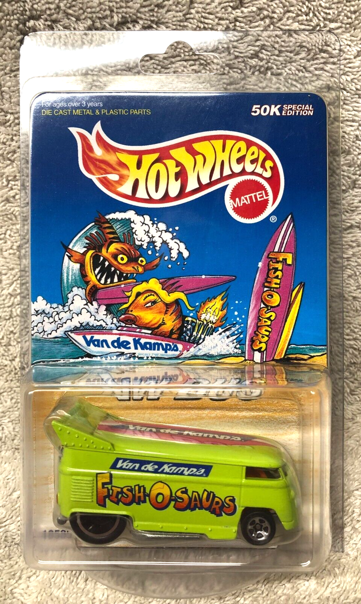 VW DRAG BUS FISH-O-SAURS van de kamps customized hot wheels NEW | eBay