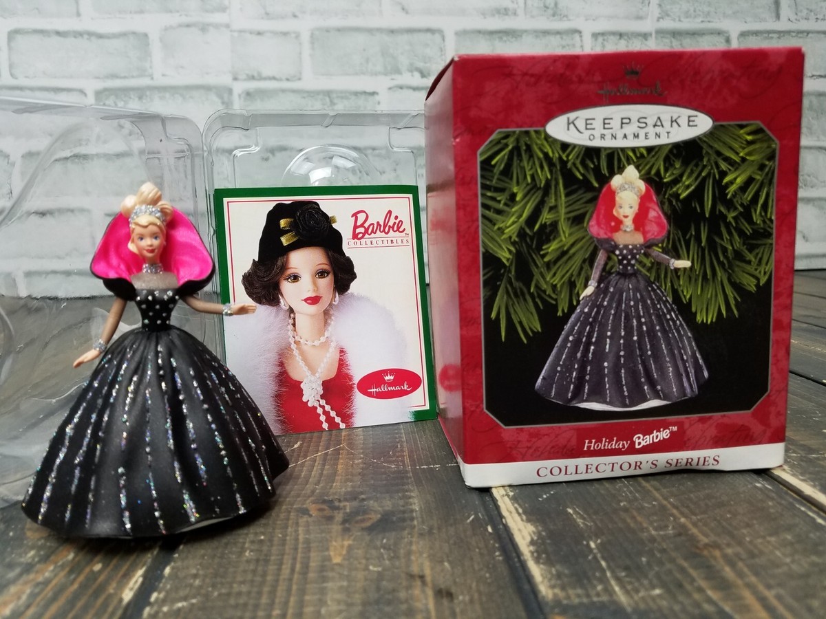 Vintage Hallmark Keepsake Holiday Barbie Christmas Collector Series Ornament