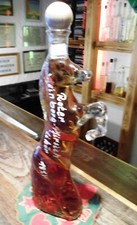 Roter Weinbergpfirsisch in Pferde-Schmuckflasche gefüllt  350 ml 18 % Vol.  