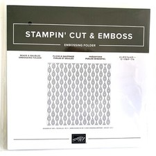 Stampin' Up BEADS BAUBLES Embossing Folder 149713