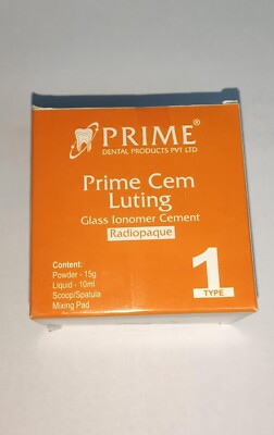 Prime-Dent Dental Glasionomer Befestigungszement Kit Kronen