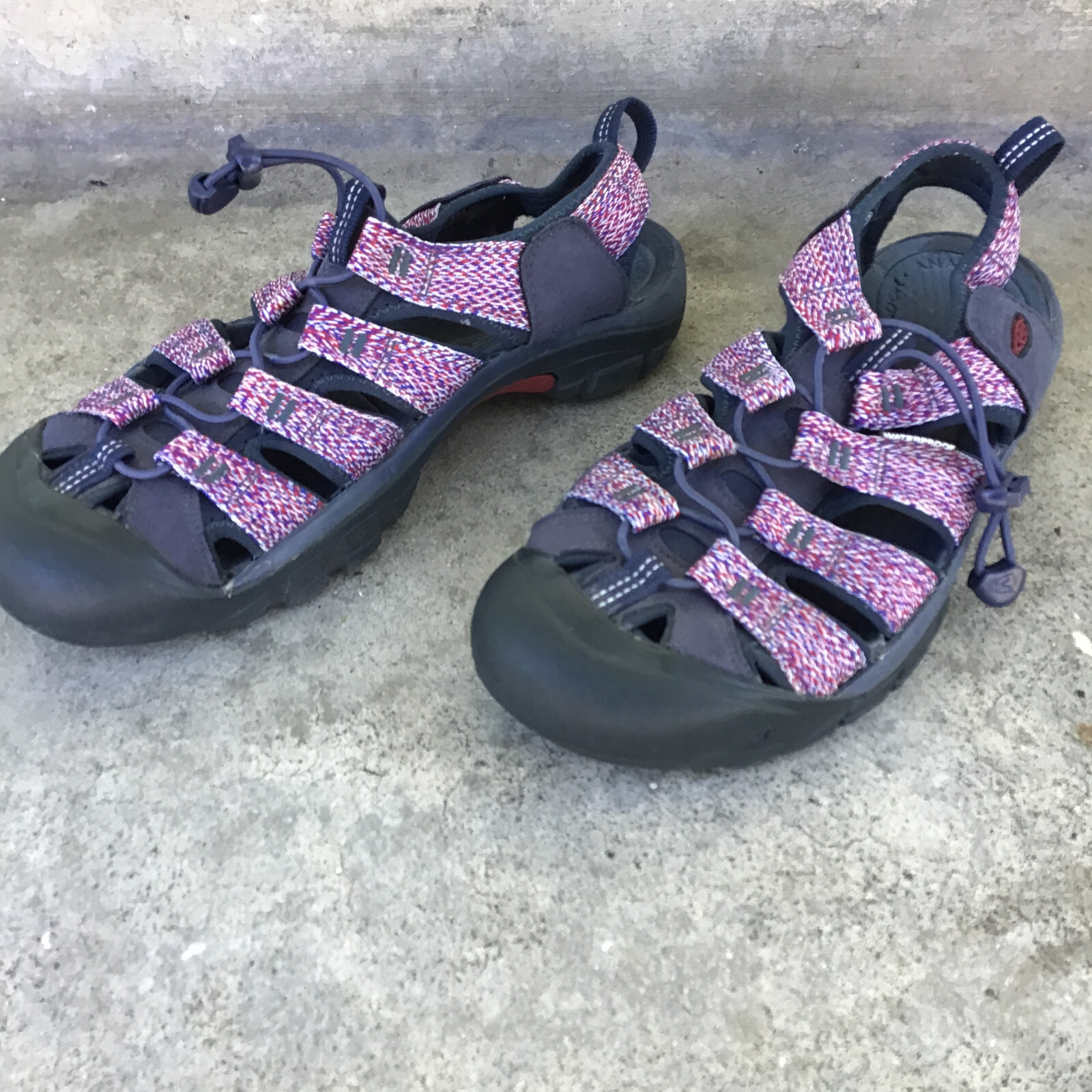 Sandali impermeabili in pelle Keen Newport H2 taglia 10 multicolore da uomo