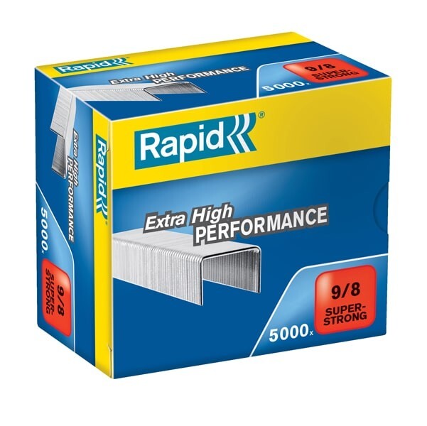 RAPID Punti metallici Super Strong - 9/8 - conf. 5000 punti