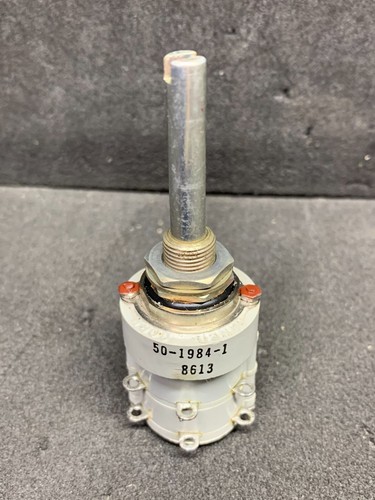 Rotary Switch 6 Position Panel Mount 5A 115VAC / 3A 28VDC * 50-1984-1 *
